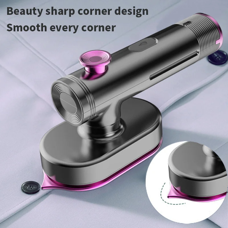 Other Home Garden Portable Mini Steam Iron For Clothes Foldable Handheld Electric Ironer Wet Dry Garment Steamer Ironing Machine Travel Appli 231025