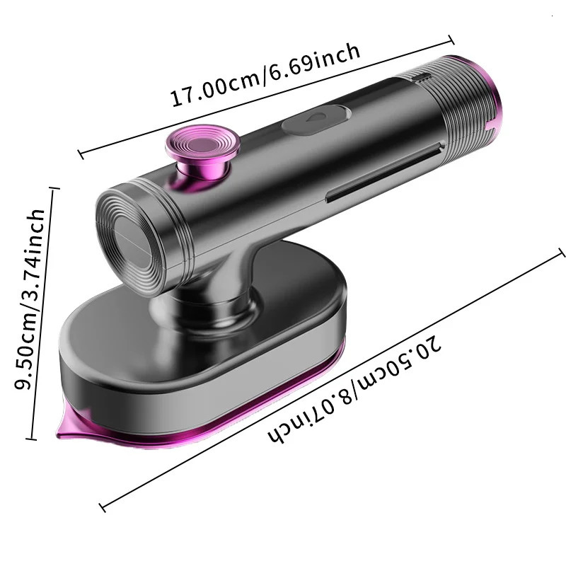 Other Home Garden Portable Mini Steam Iron For Clothes Foldable Handheld Electric Ironer Wet Dry Garment Steamer Ironing Machine Travel Appli 231025