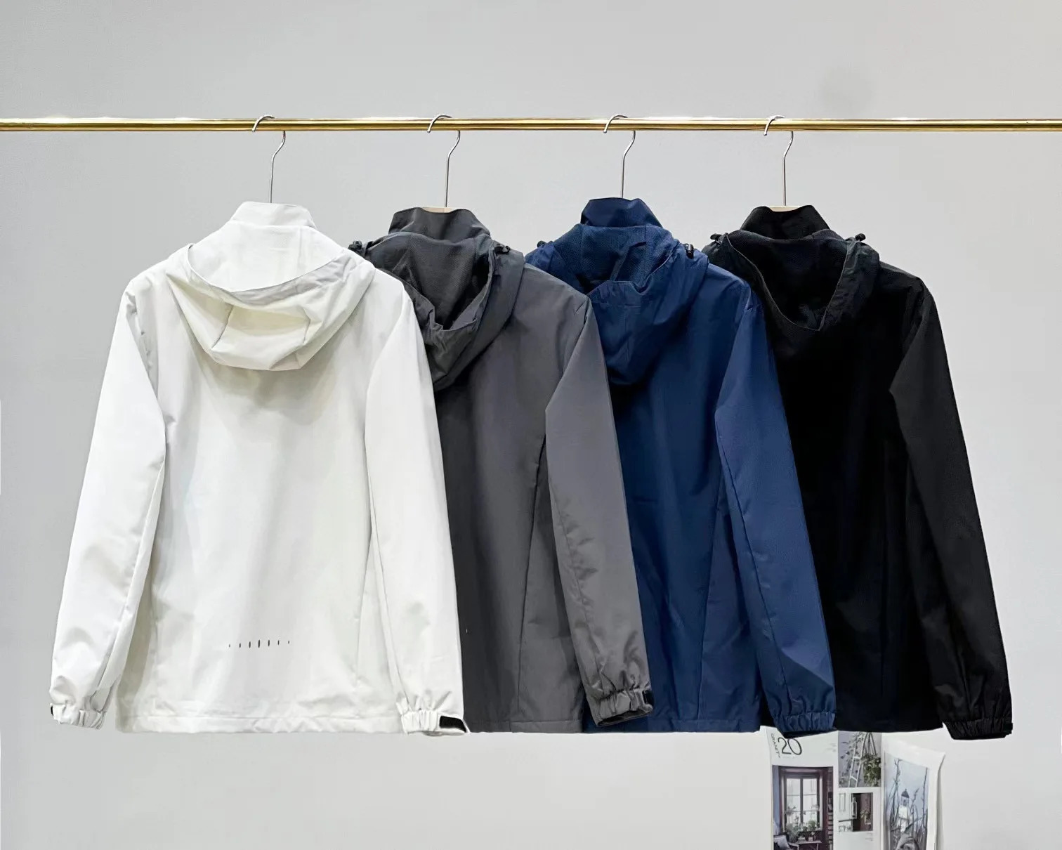 Men's Jackets 2024 Spring And Autumn Casual High Quality Hooded Baseball Jackets Outdoor Sports Jacket Top Men's Windproof Zipper Jacket 231