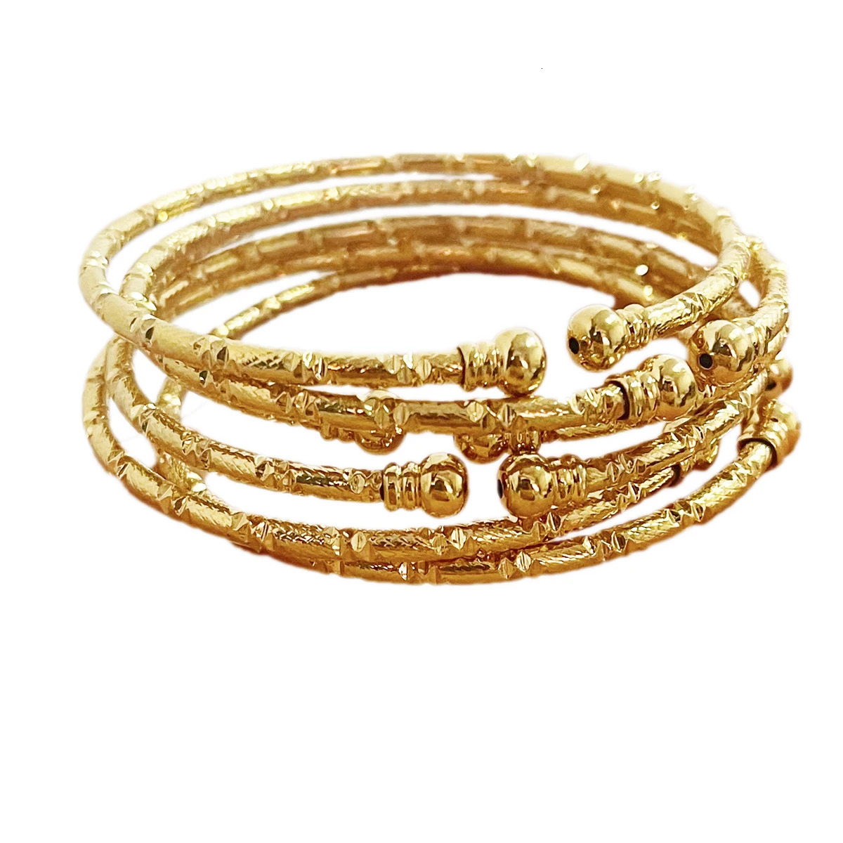 Tails Holder African Bracelets 3mm Bangles and From Dubai Lndian Colors Gold Middle East Wedding Jewelry Gift 231025