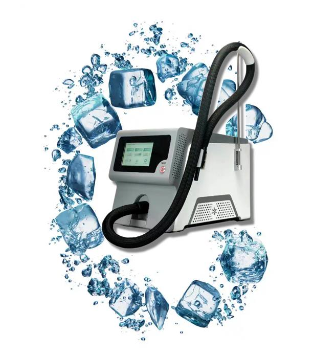 Newest Equipment Cryo Chiller Skin Cooler Machine Air Cooler Laser Skin Cooler Reduce The Pain Air Cooling Devices -20C Cryo Skin Cooling Machine For 