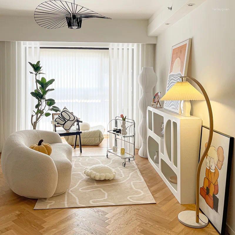 Lamps Floor Korean Style Lamp Living Room Bedroom Simple Warm Creative Net Red Minimalist Nordic Stylev Corner Led Lights v