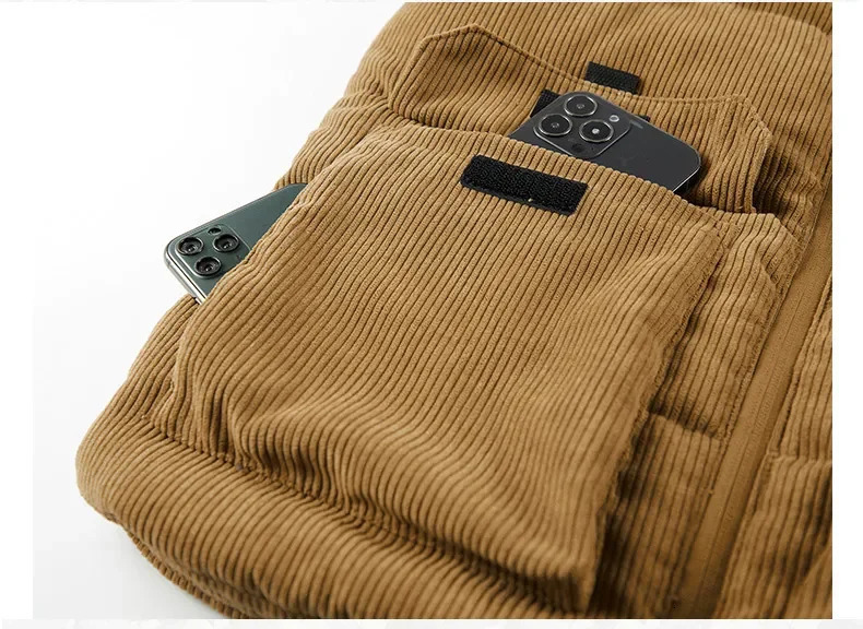 Men's Vests Winter Fashion Wool Vest Male Cotton-Padded Vests Coats Men Sleeveless Vest Jackets Warm Waistcoats Clothing Plus Size 6XL 231025