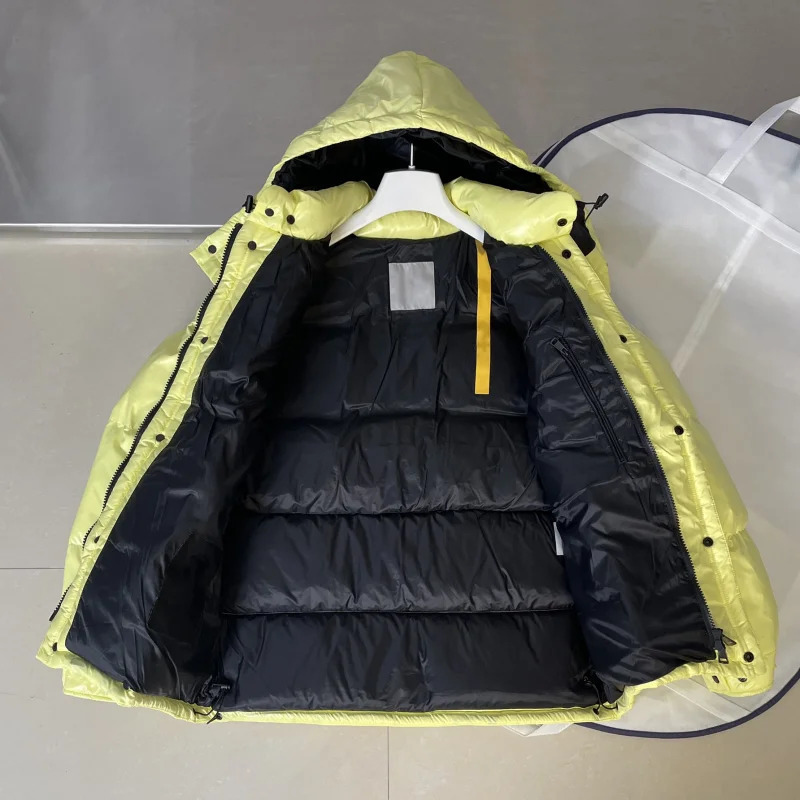 Men's Down Parkas Autumn and winter Men and women hooded Down jacket Y2K Casual jacket Letter Solid color warm fashion single-breasted coat 23102