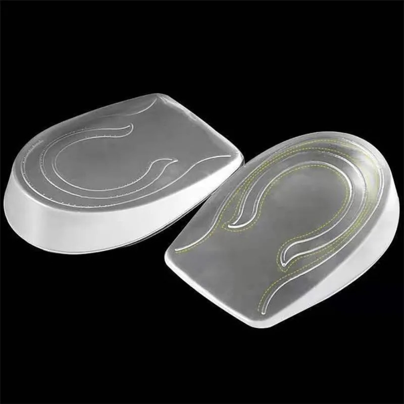 Shoe Parts Accessories Silicone Gel Height Increase Insole Heel Lifting Inserts Shoe Foot Care Protector Elastic Cushion Arch Support Insert for Unise