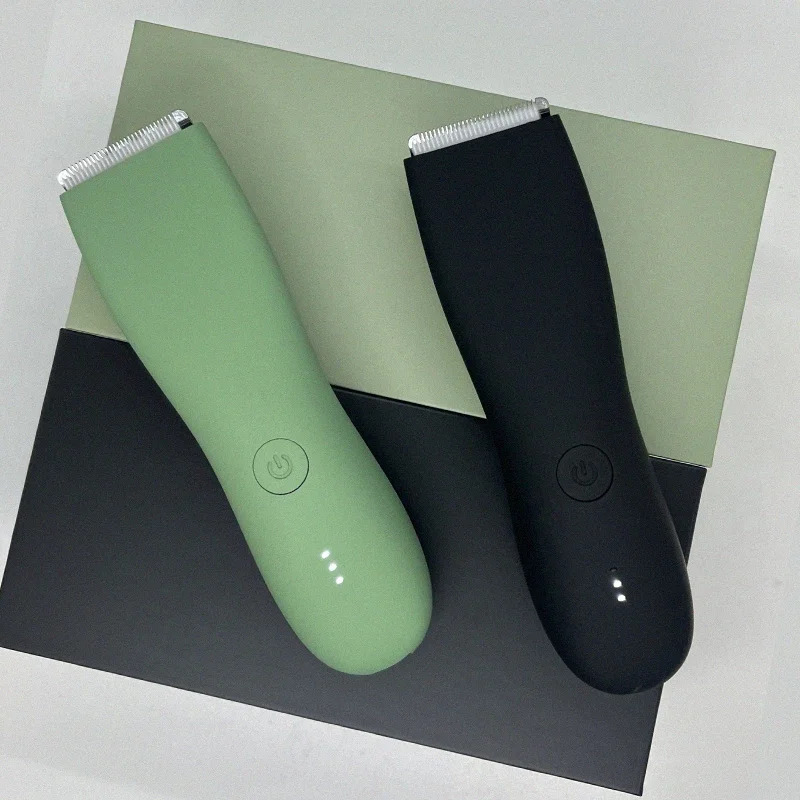 Clippers Trimmers Cordless Waterproof Electric Body Pubic Hair Trimmer Set with 1 Replacement Blade Grooming Kit for Men and Women Groin Trimmer 23102