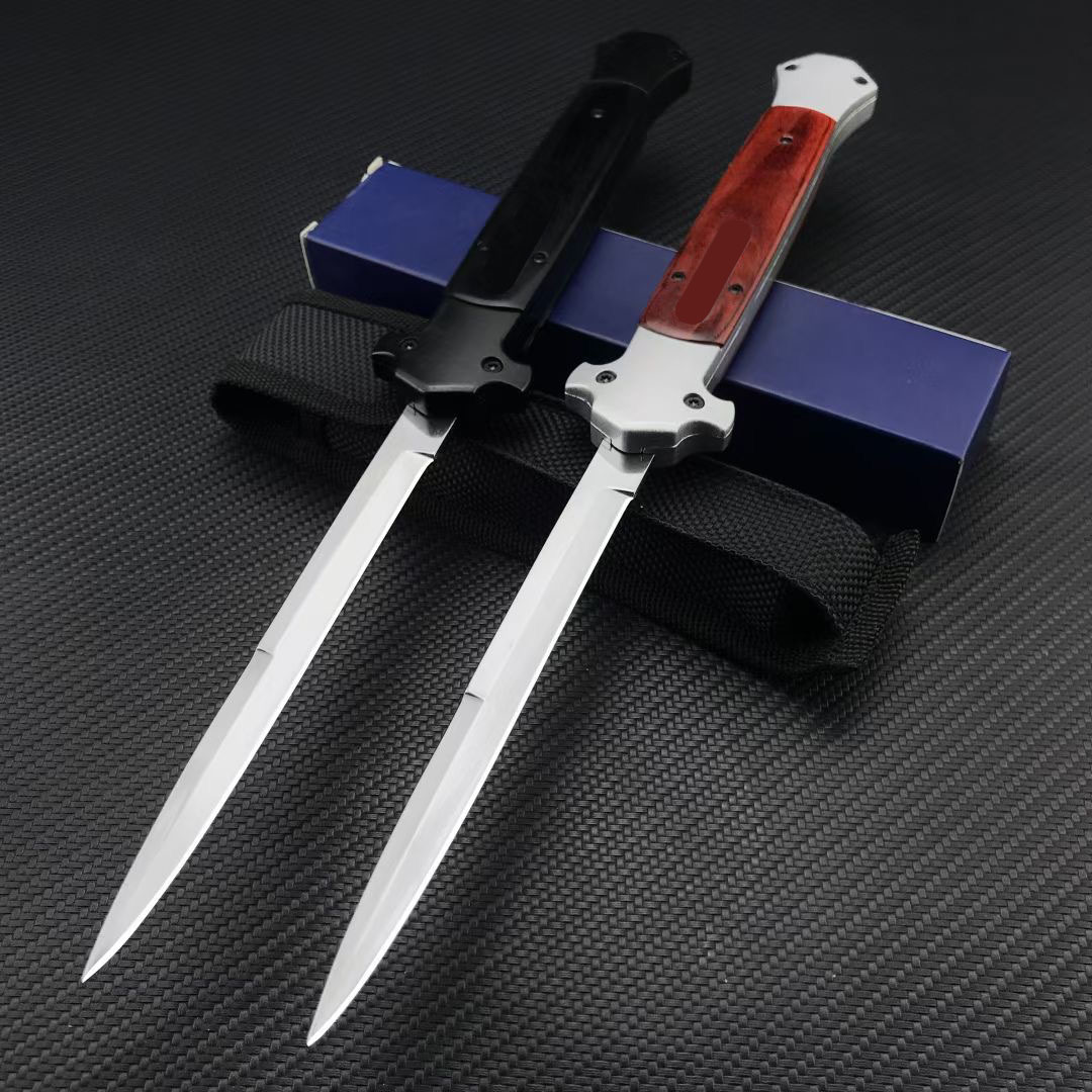 The 13'' ACK Godfather Stiletto Mafia Horizontal Folding knife Classical Pocket knives EDC Tools