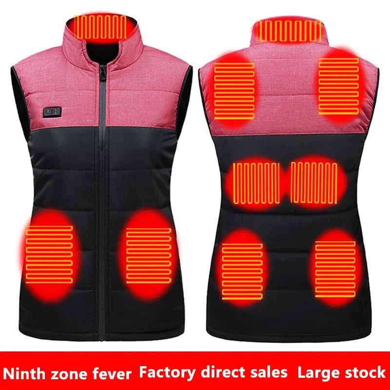 Men's Vests Women Coat Intelligent USB Electric Heating Thermal Warm Clothes Winter Heated Vest Plussize Men 21PCS Heated Jacket Fashion 231025