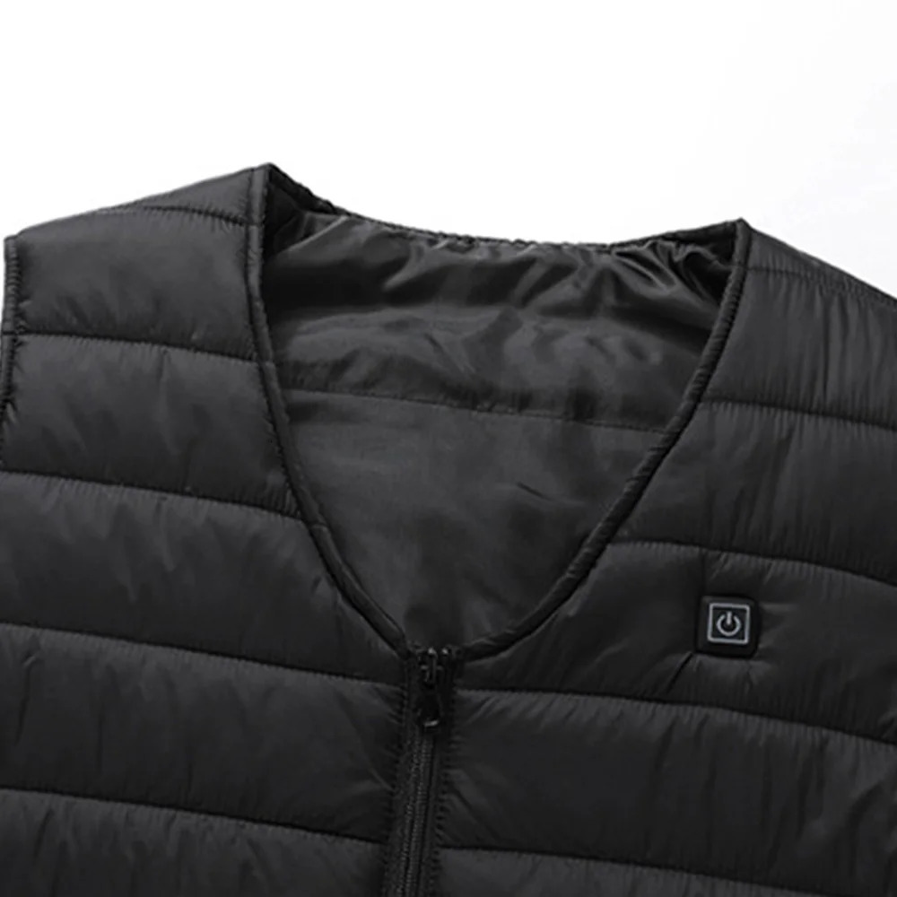 Men's Vests 16 Areas Self Heating Vest Men's Heating jacket Thermal Women's USB Heated Vest Warm Clothing Fishing Camping Washable Wint