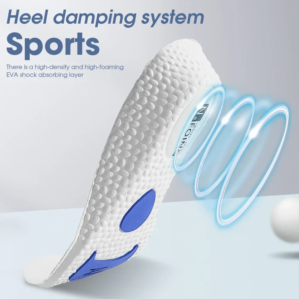 Shoe Parts Accessories Height Increase Insoles Silicone Memory Foam Shoe Pads Arch Support Orthopedic Cushion Sports Running Heel Lift Feet Inserts 23