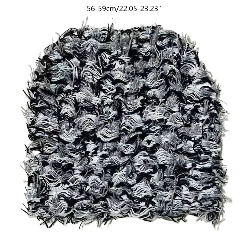 Beanie Skull Caps Y2k Beanie Hat Slouchy Vintage Warm Halloween Accessories High School Teens 231025