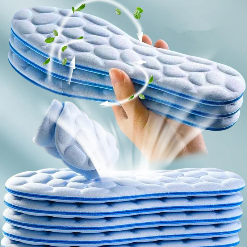 Shoe Parts Accessories Massage Insole for Feet Plantar Fasciitis Relief Orthopedic Insoles Memory Foam Non Slip Pads Comfort Sports Sole 231025