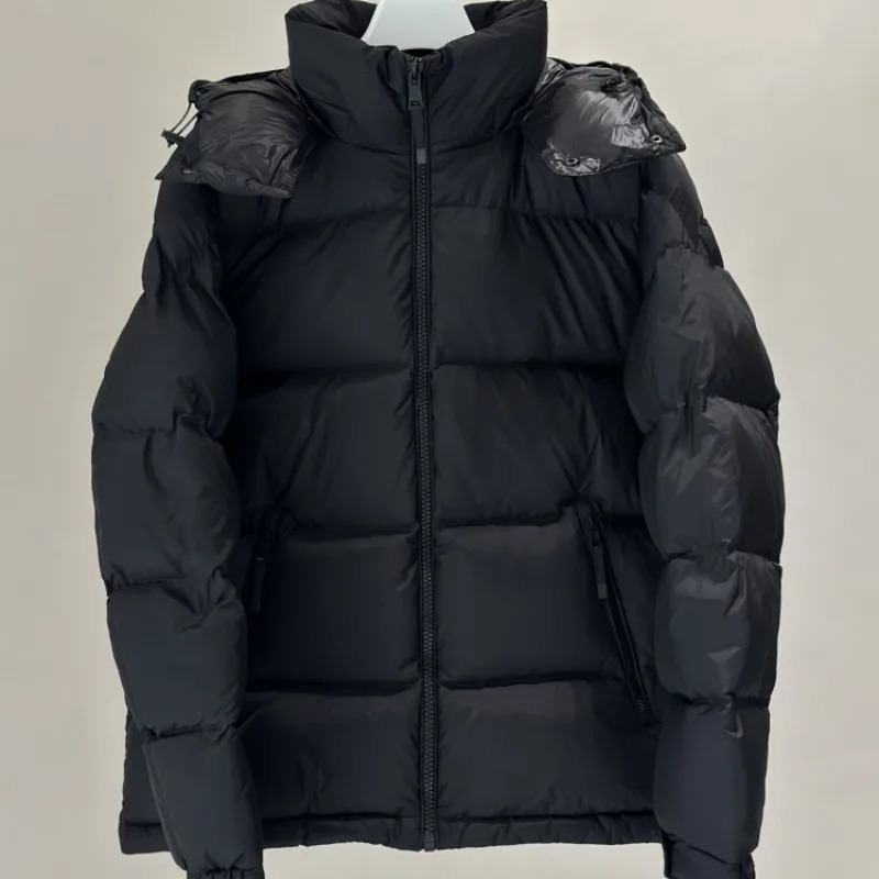 Men's Down Parkas M039 Autumn and winter Men and women hooded Down jacket Y2K Casual jacket Back pattern outdoors movement warm fashion coat 2310
