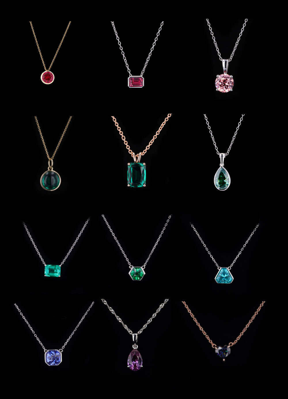 Starsgem Hips Hops Shining Necklaces Choker sterg sier Punk Chunky Tennis Chain moissanite Necklace