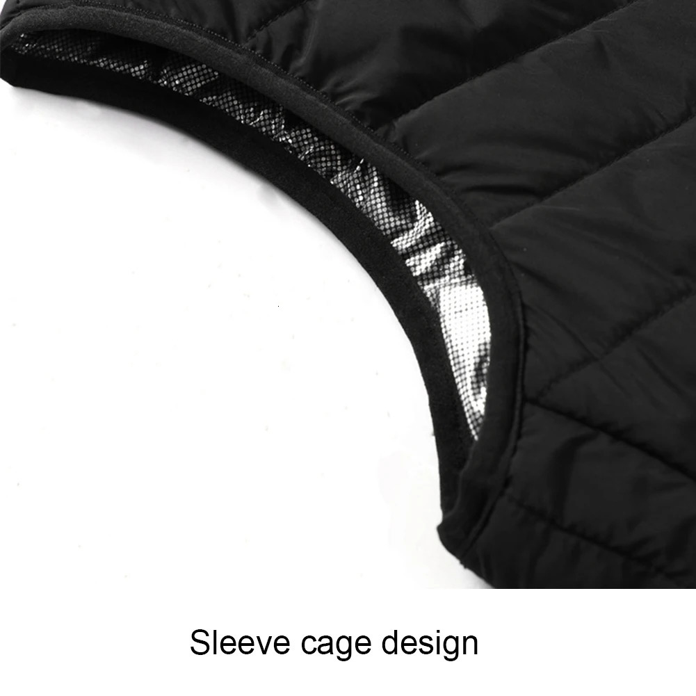 Men's Vests Men Autumn Winter Heating Cotton Vest 9/13 Areas Heated Vest Women Outdoor Camping Thermal Winter Warm Jacket Waistcoat 231026