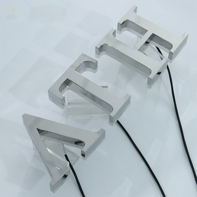 Outdoor Halo light Backlit metal channel letter sign