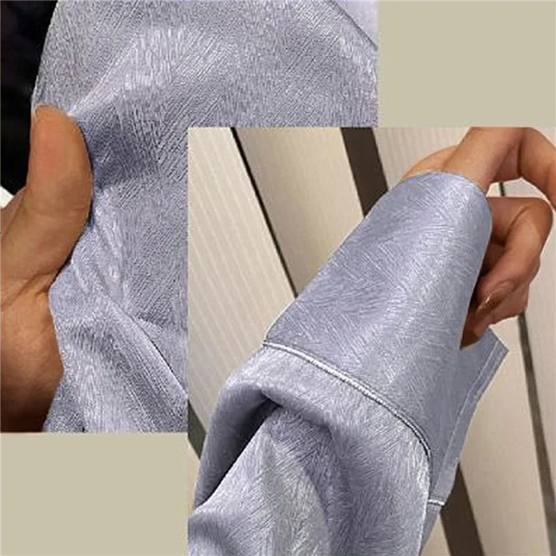 Womens Sleepwear Silk Satin Pajamas Pyjamas Set Pijama Suit Female Sleep Two Piece Ice Loungewear 231025