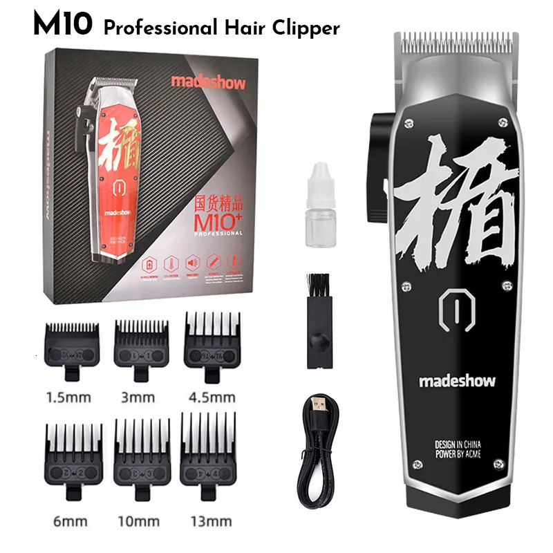 Electric Shavers Madeshow M10 M11 Professional Hair Clippers For Men Barber Shop 0 mm Bald Head Trimmer Beard Hair Cutter Machine Grooming Shaver 2310