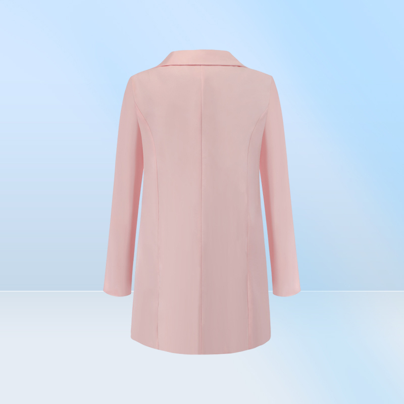 FashionLong Blazers Women Ladies Femme Mujer Dames Casual Office White Black Blue Red Yellow Pink Orange Plus Size Oversized Blaz32456991