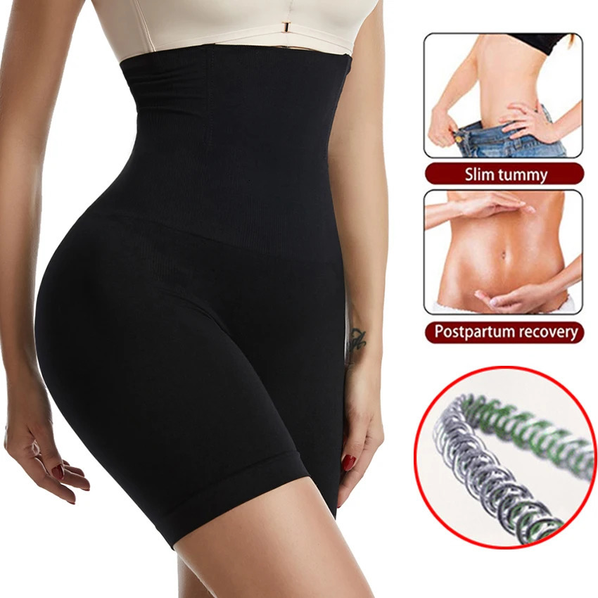 Womens Shapers CXZD Shapewear for Women Tummy Control Shorts High Waist Panty Mid Thigh Body Shaper Bodysuit Shaping Lady 231025