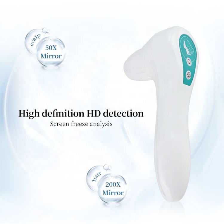 Newest 7 In 1 Portable Micro Current Hair Growth Machine Hair Follicle Detection Analyzer Hair Regrowth Scalp Massager Device