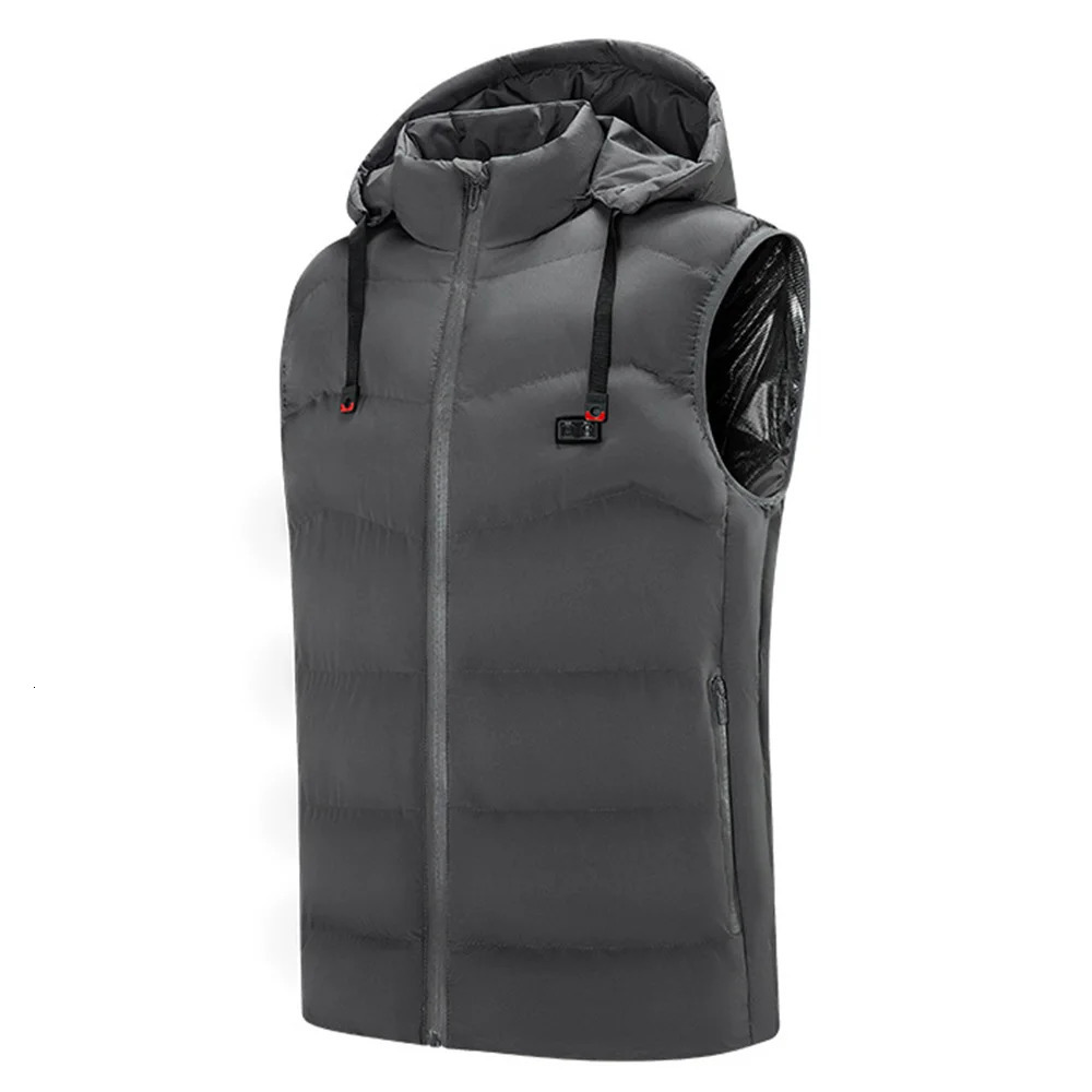 Men's Vests 9 Areas Self Heating Vest Men's Heating Jacket Thermal Women's USB Heated Vest Warm Sport Vest Heating Fishing Hiking Skiin