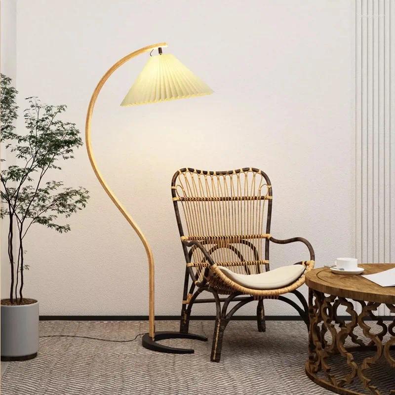 Lamps Floor Korean Style Lamp Living Room Bedroom Simple Warm Creative Net Red Minimalist Nordic Stylev Corner Led Lights v