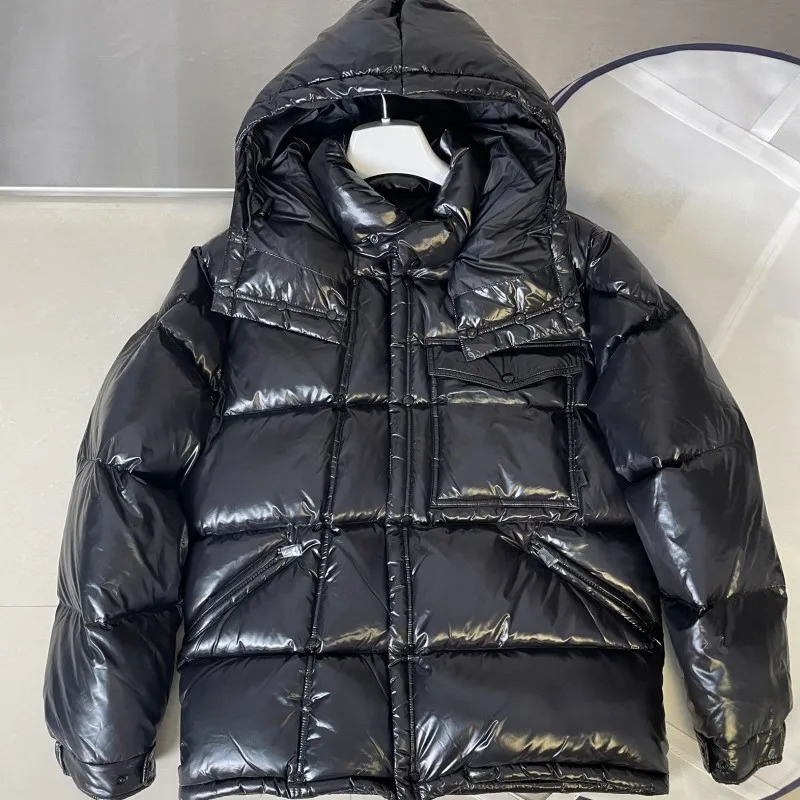 Men's Down Parkas Autumn and winter Men and women hooded Down jacket Y2K Casual jacket Letter Solid color warm fashion single-breasted coat 23102