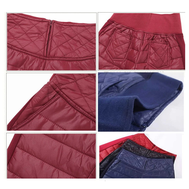 Women's Pants Capris Winter Thicken Pencil Pants Women's Casual Duck Down Warm Pantalones Slim High Waist Windproof Leggings Trousers Mom Sp