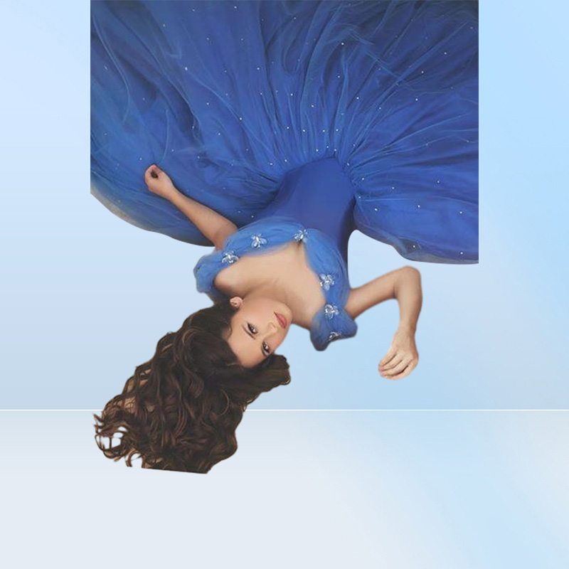 Royal Blue Quinceanera Dresses Ruched Sexy Off the Shoulder Tulle Custom Made Ball Gown Tulle Sweet 16 Pageant Gown