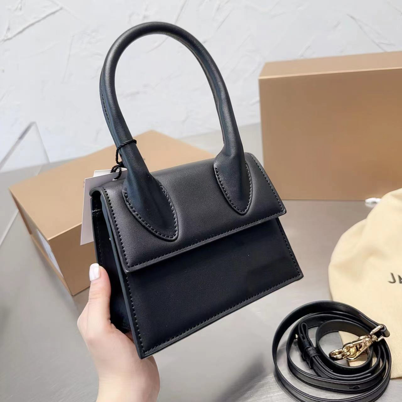 designer bag Shoulder Bag Le Bambino sac chiquito bag Bisou Perle mini bag Vintage Women Handbag Messenger Bag Underarm Frosted Suede Leather Luxury Underarm Bag