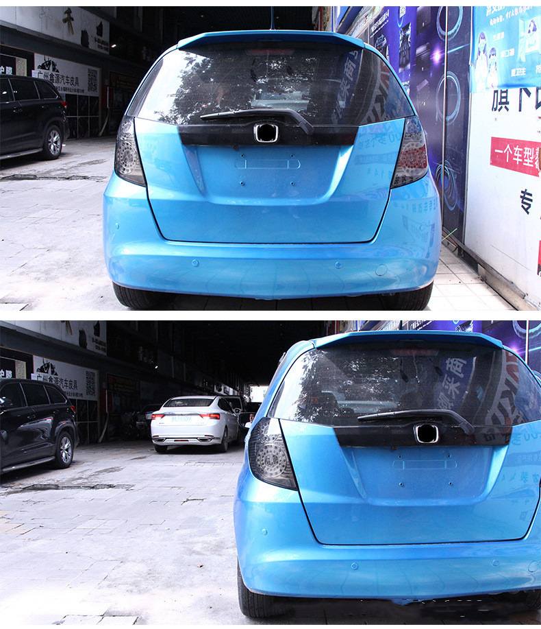 Car Taillight for Honda FIT 2008-2013 Tail Light LED DRL US Style Running Signal Brake Reversing Parking retrofit Facelift