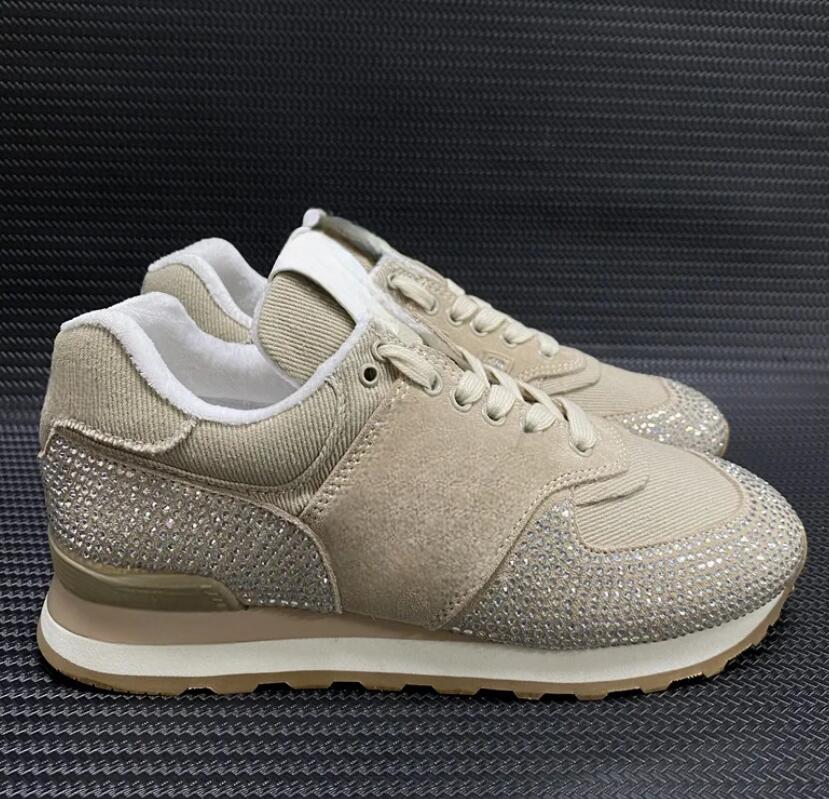 Castlerock Canvas Crystal trainers sports sneakers casual shoe