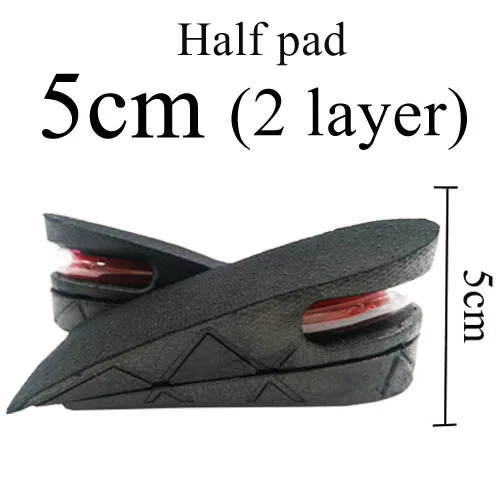 Shoe Parts Accessories EiD 39cm Invisible Height Increase Insole Cushion Lift Adjustable Cut Heel Insert Taller Support Absorbant Foot Pad 231025