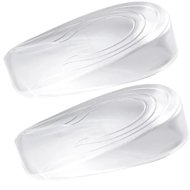 Shoe Parts Accessories Silicone Gel Height Increase Insole Heel Lifting Inserts Shoe Foot Care Protector Elastic Cushion Arch Support Insert for Unise