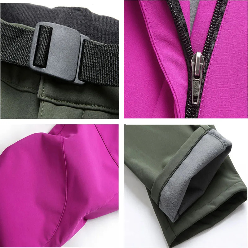 Skiing Pants NUONEKO Women Men Fleece Warm Hiking Pants Outdoor Sport Camping Fishing Skiing Trekking Waterproof Windproof Trousers PM24 231025