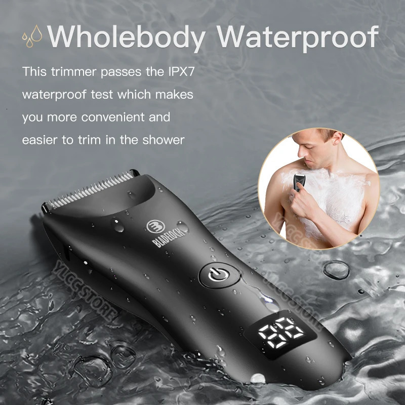 Clippers Trimmers Intimate Pubic Hair Removal for Men Electric Groin Trimmer Male Shaver for Sensitive Areas Waterproof Safety Razor Nose Hair 231025