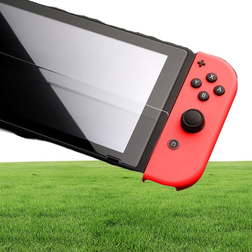 9H Tempered Glass Protective Film Cover Fit for Nintendo Switch OLED HD VersionEye Protection Purple Light Screen Protector