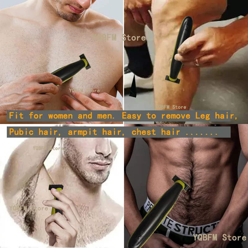 Clippers Trimmers Electric Body Shaver for Men Women USB T-shaped Blade Trimmer for Armpit Leg Chest Belly Bikini Balls Hair Removal Epilator 231025