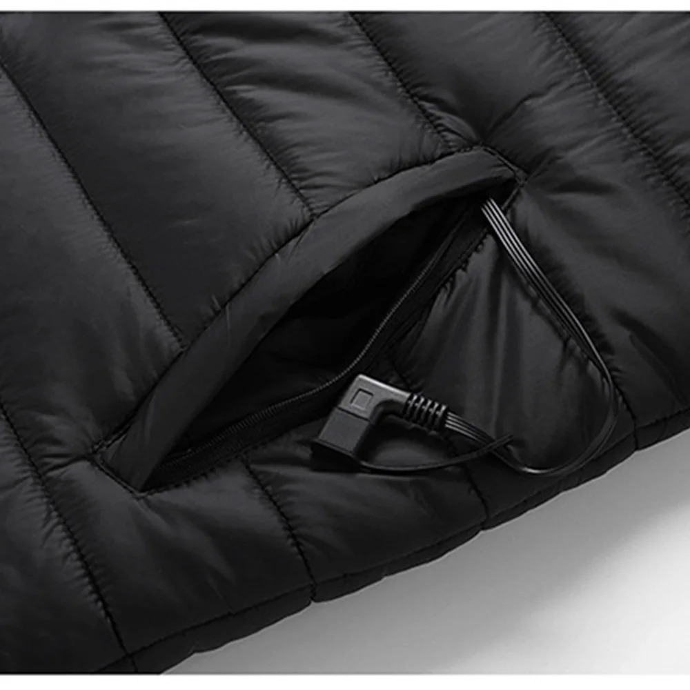 Men's Vests 16 Areas Self Heating Vest Men's Heating jacket Thermal Women's USB Heated Vest Warm Clothing Fishing Camping Washable Wint