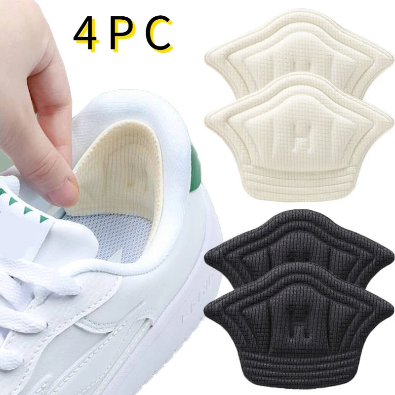 Shoe Parts Accessories 2pc4pc Insoles Patch Heel Pads for Sport Shoes Pain Relief Antiwear Feet Pad Protector Back Sticker 231025