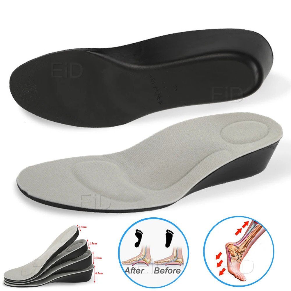 Shoe Parts Accessories EiD Invisible Height Increase Insole for men women 1.5cm4.5cm grow taller increase height Shoe Pad heel lift taller Foot Pad 23