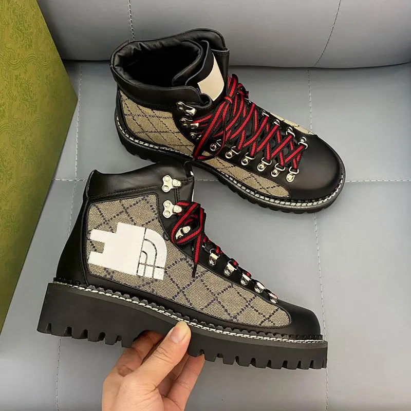 Designer boots autumn winter luxury Womens Fashion printing Multi style leather shoes HOT platform woman ankle boot Decorative