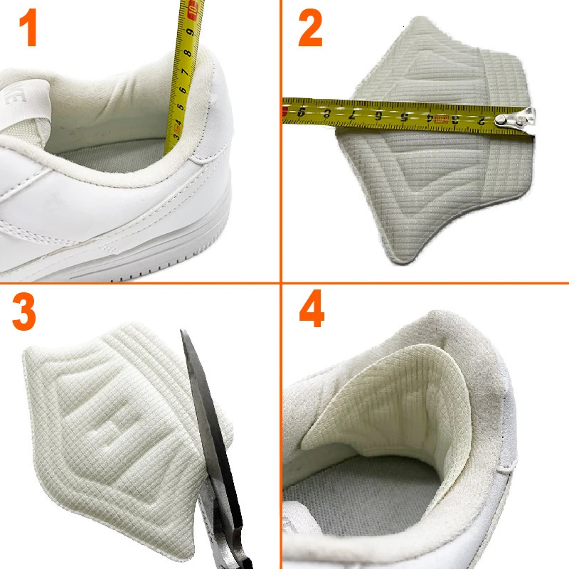 Shoe Parts Accessories 3pair6pcs Insoles Patch Heel Pads for Sport Shoes Back Sticker Adjustable Size Antiwear Feet Pad Cushion Insert Insole 231026