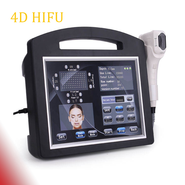 TOP Quality 4D 5D Hifu machine Ice Eyes Skin Care 12 Lines 8 Cartridges Anti Wrinkle Face Lift Skin Tightening Beauty Equipment