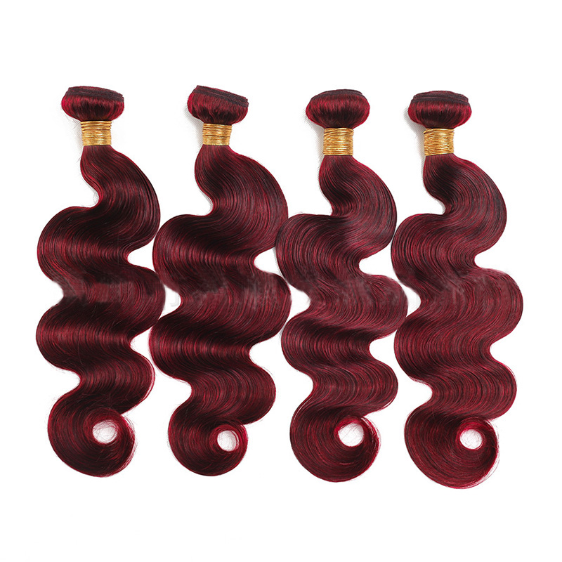 1B/30 1B/27 2# 4# 27# 1B/4/27 P4/27 Body Wave Double Wefts 3 Bundles Brazilian 100% Human Hair Extensions