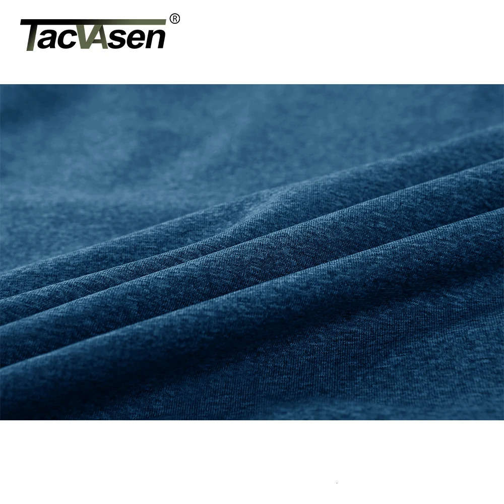Men's T-Shirts TACVASEN Spring/Fall Thermal Sports Sweater Men's 1/4 Zipper Tops Breathable Gym Running T Shirt Pullover Male Activewear 231