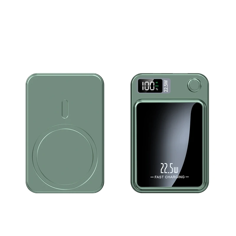 PD20W 10000mAh Magnetic Power Bank For iPhone 12 13 14 Pro Max Ultra Thin Portable External Battery Pack Wireless Power Bank