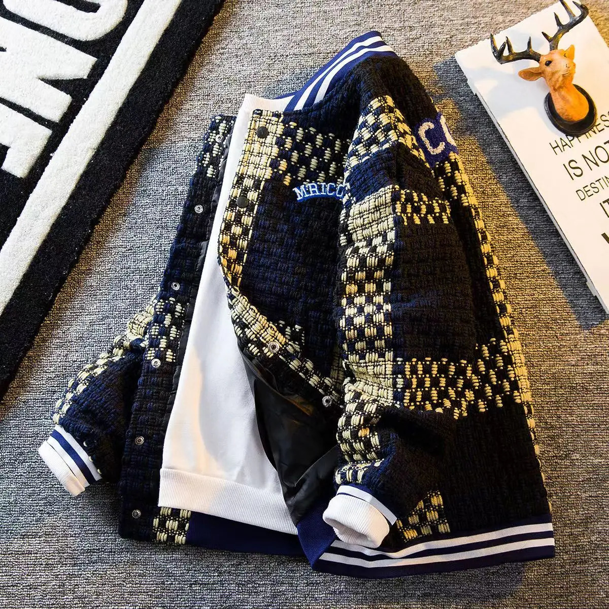 Men s Sweaters Autumn Winter Cardigan Single Breasted Fashion Knit Sweater Stitching Colorblock O Collar Coats Swearter Jackets 231027