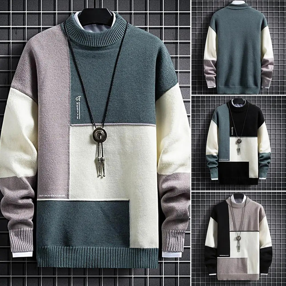 Men's Sweaters Trendy Spring Sweater Loose Thermal Thick Streetwear Men Winter Sweater 231026